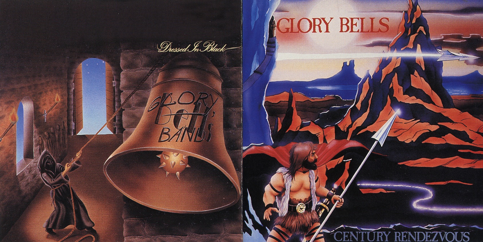 GLORY BELL'S BAND (Sweden) / Dressed In Black + Century Rendezvous (collector's item)