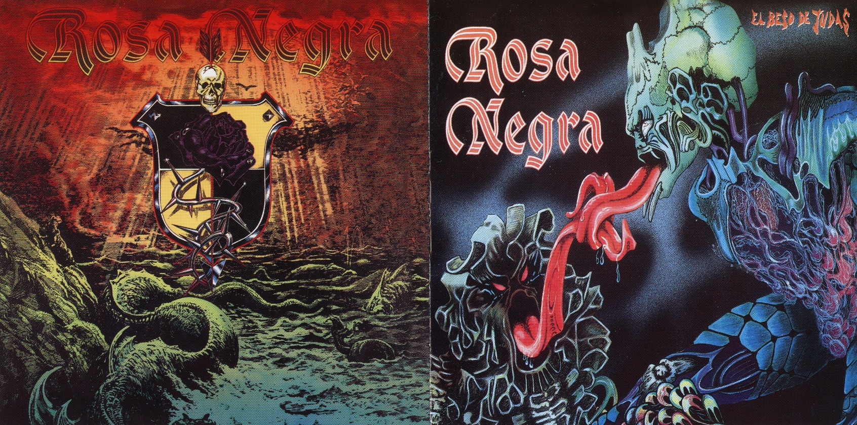 ROSA NEGRA (Spain) / Rosa Negra + El Beso De Judas (collector's item)