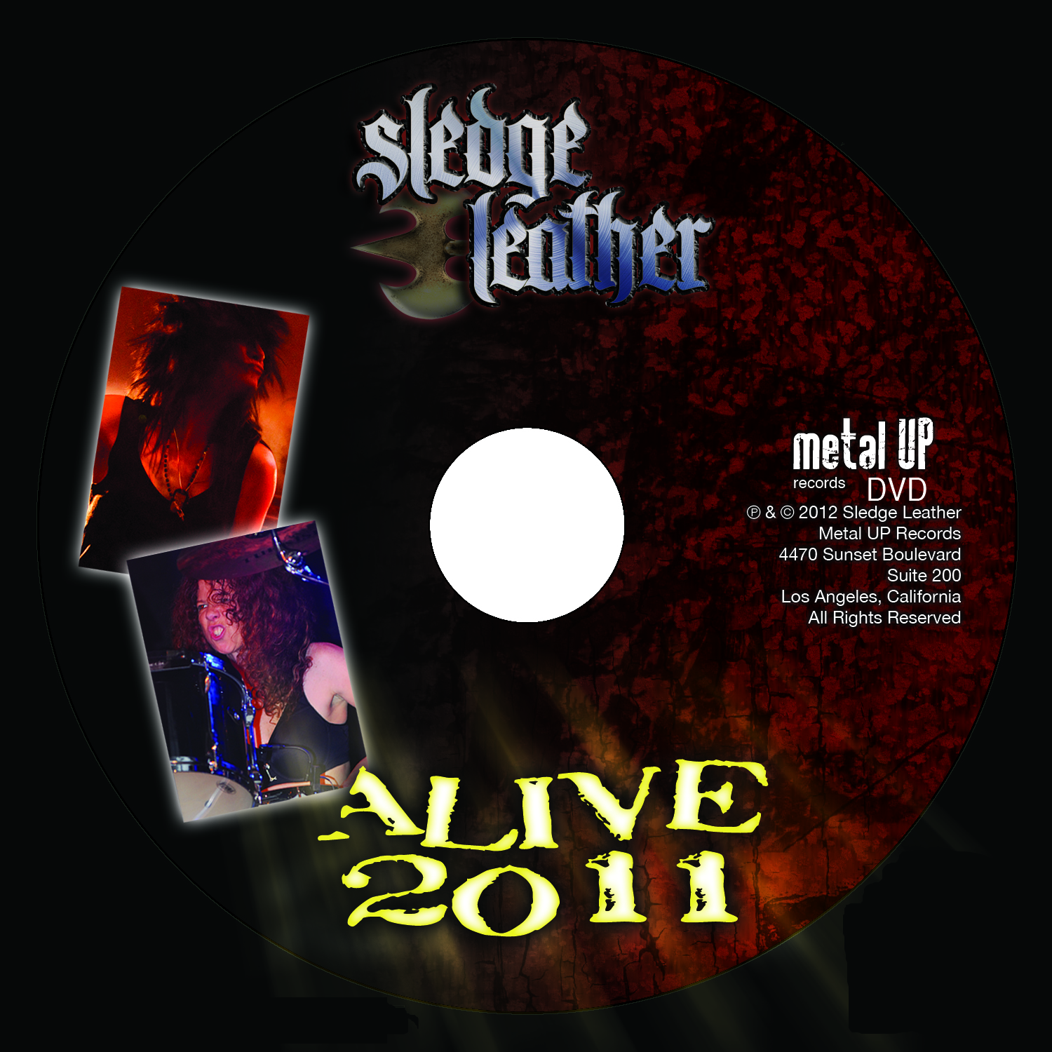 SLEDGE LEATHER / Alive 2011 (DVD)