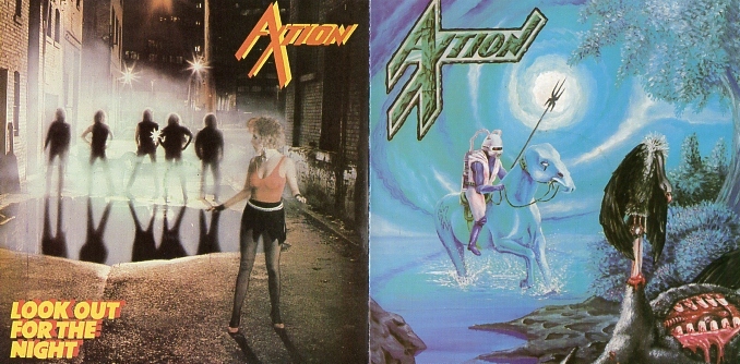 AXTION (US) / Look Out For The Night + Live (collector's item)