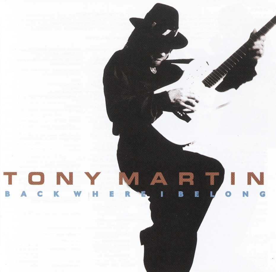 TONY MARTIN (UK) / Back Where I Belong (collector's item)