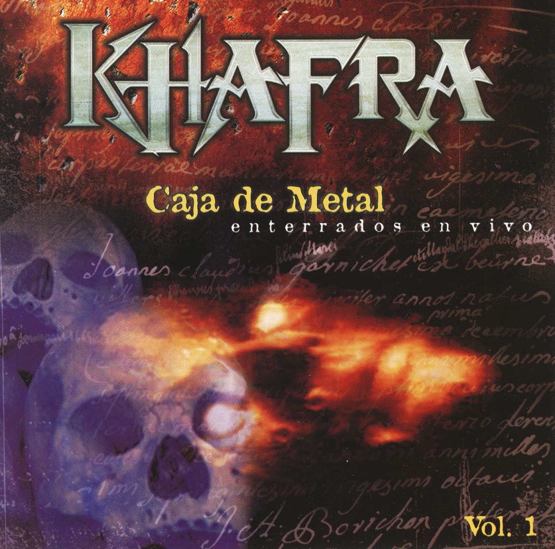 KHAFRA (Mexico) / Caja De Metal-Enterrados En Vivo Vol.1