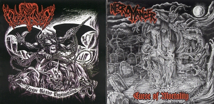DEFLAGRATOR(Italy) & NECROMANCER(Italy) / Terror Grave Emanations & Curse Of Mortality