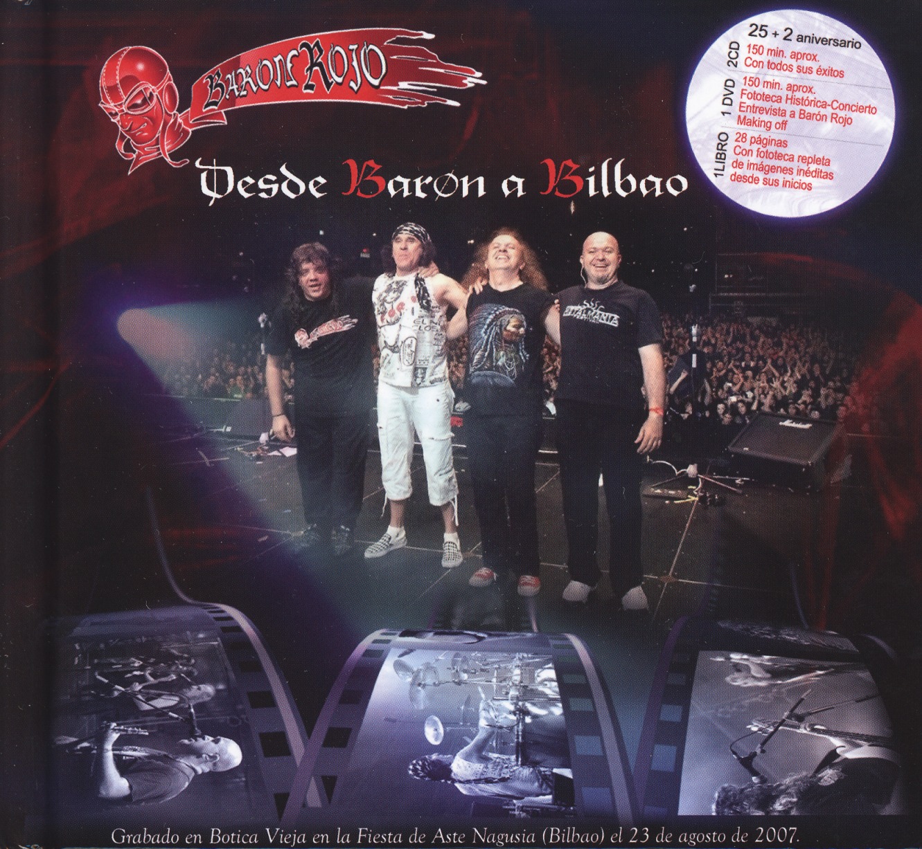 BARON ROJO (Spain) / Desde Baron A Bilbao (Limited digibook edition 2CD+DVD)