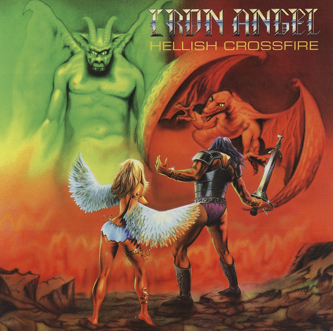 IRON ANGEL (Germany) / Hellish Crossfire (Belgium edition)