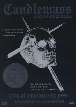 CANDLEMASS (Sweden) / Documents Of Doom - Live At Fryshuset 1990 (2DVD)