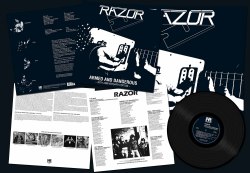 RAZOR (Canada) / Armed And Dangerous - 35th Anniversary Edition (12"LP)