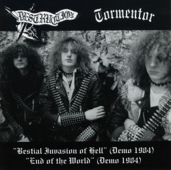 DESTRUCTION (Germany) & TORMENTOR (Germany) / Bestial Invasion Of Hell & End Of The World (collector's item)