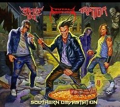 TORMENT TOOL (Germany) + TOTAL ANNIHILATION (Switzerland) + TRAITOR (Germany) / Southern Devastation