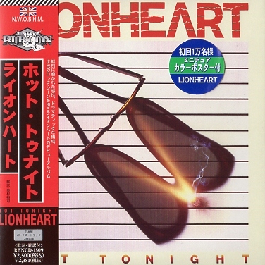 LIONHEART (UK) / Hot Tonight + 3 (Paper Sleeve)