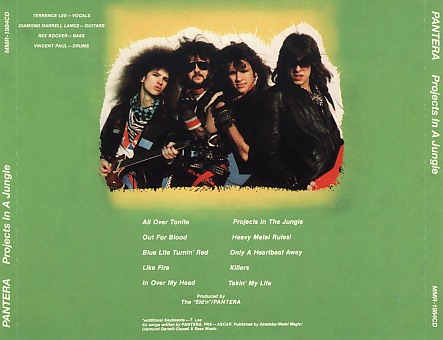 PANTERA (US) / Projects In The Jungle (collector's item)