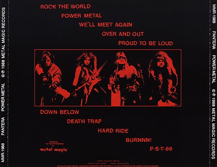 PANTERA (US) / Power Metal (collector's item)