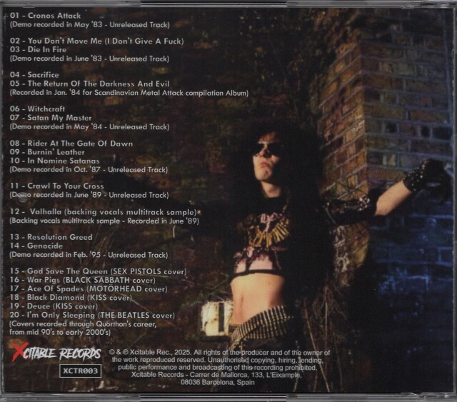 BATHORY (Sweden) / Songs To Hall Up High - Rarities 1983 - 2003