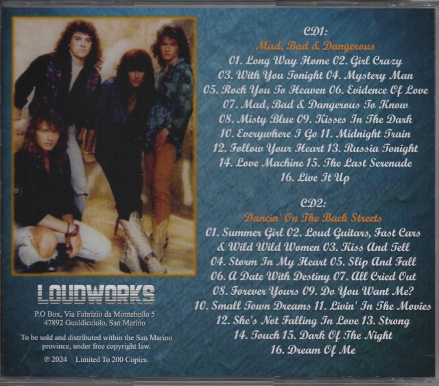 BLUE TEARS (US) / Thunder In The Night: Rarities Anthology (2CD