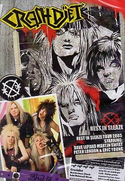 CRASHDIET DVDセット CRASHDIET (Sweden) / Rest In Sleaze Tour 2005 (DVD)
