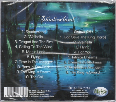 DarK MooR: Shadowland Dark Moor - Shadowland [Full Album]