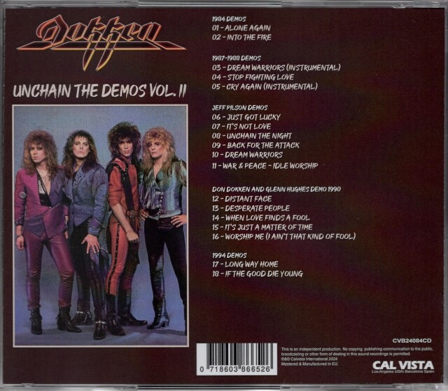 DOKKEN (US) / Unchain The Demos Vol. II - The Golden Era