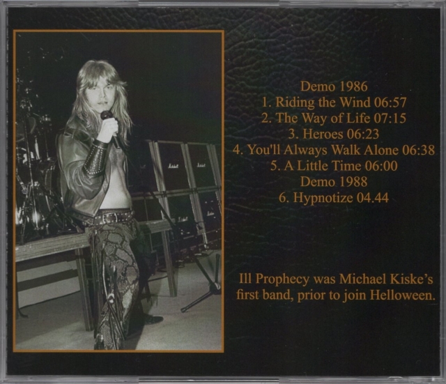 ILL PROPHECY (Germany) / Demo Anthology 1984-88 (collector's item)