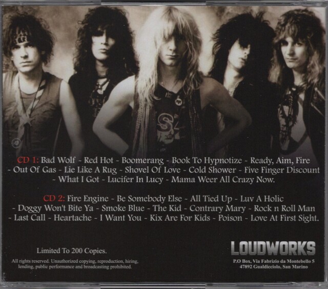 KIX (US) / Unreleased Demos 1979-1987 (2CD) (collector's item)