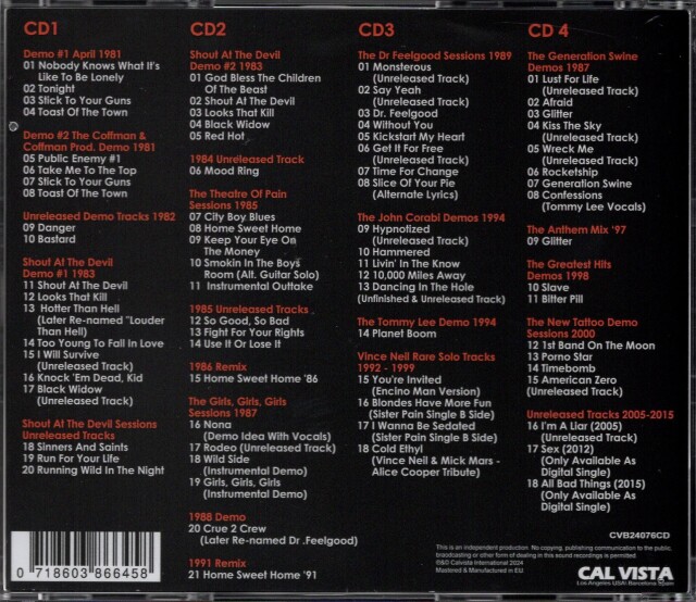 Mötley Crüe アルバムコレクション Mötley Crüe アルバムコレクション