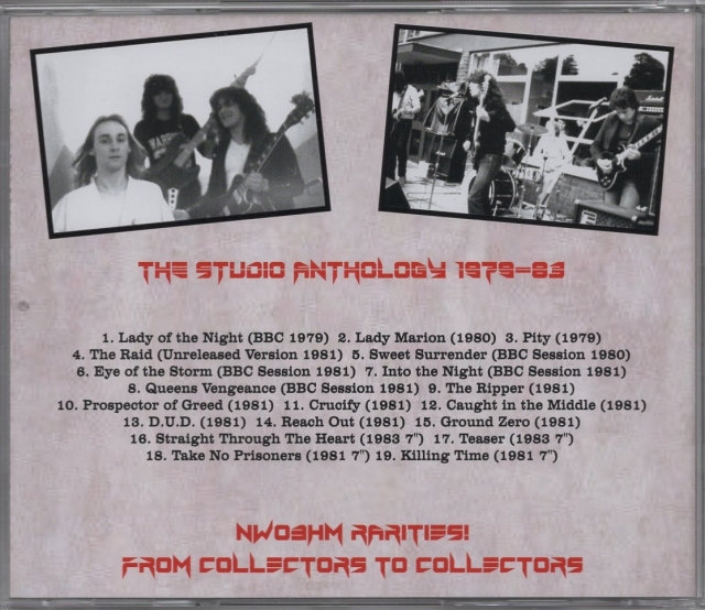 SWEET SAVAGE (UK) / The Studio Anthology 1979-83 (collector's item)