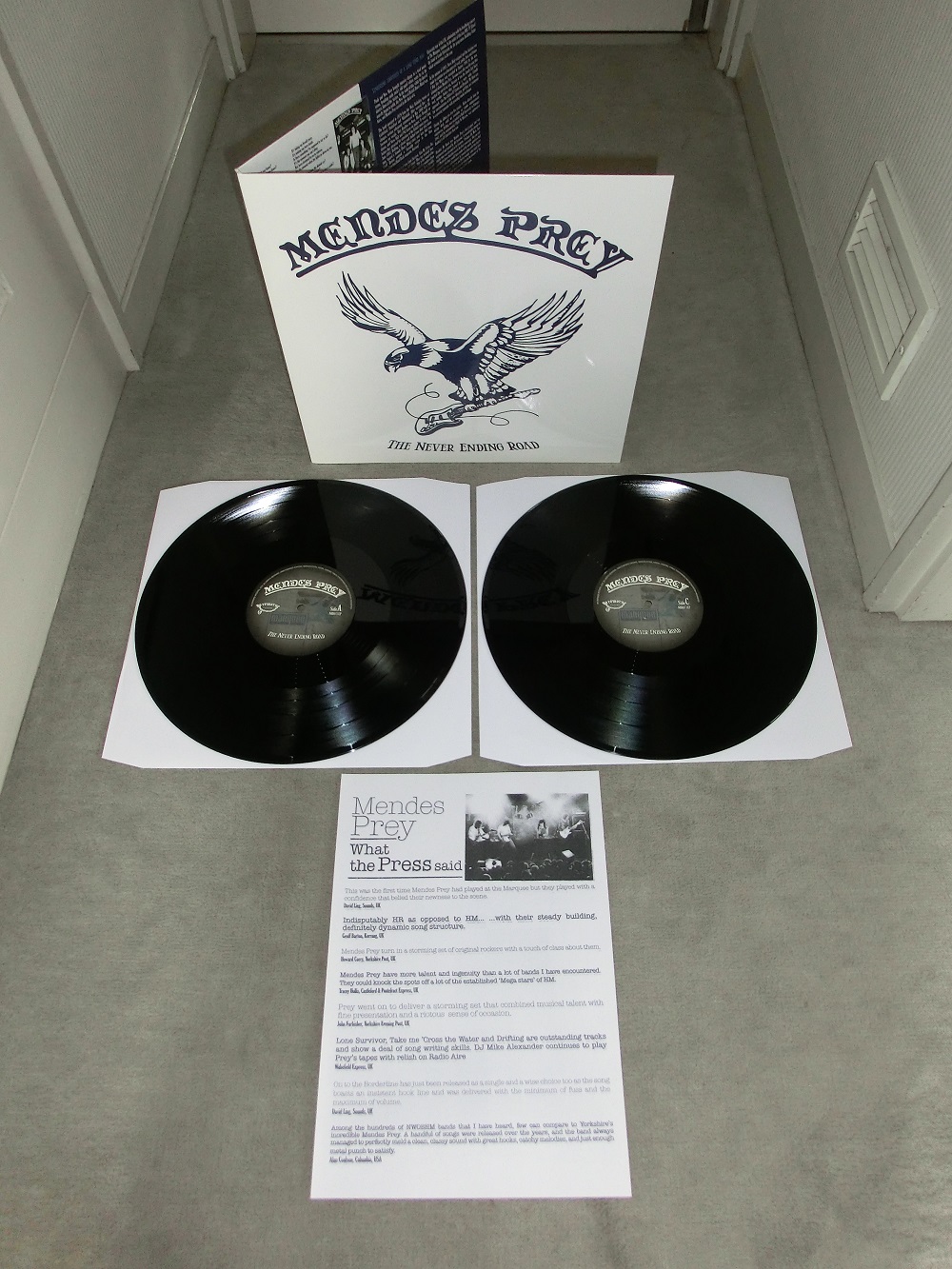 MENDES PREY (UK) / The Never Ending Road (12" black LP)