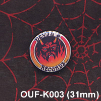DEVIL'S RECORDS/PIN （31mm）