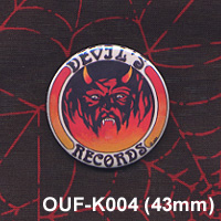 DEVIL'S RECORDS/PIN （43mm）
