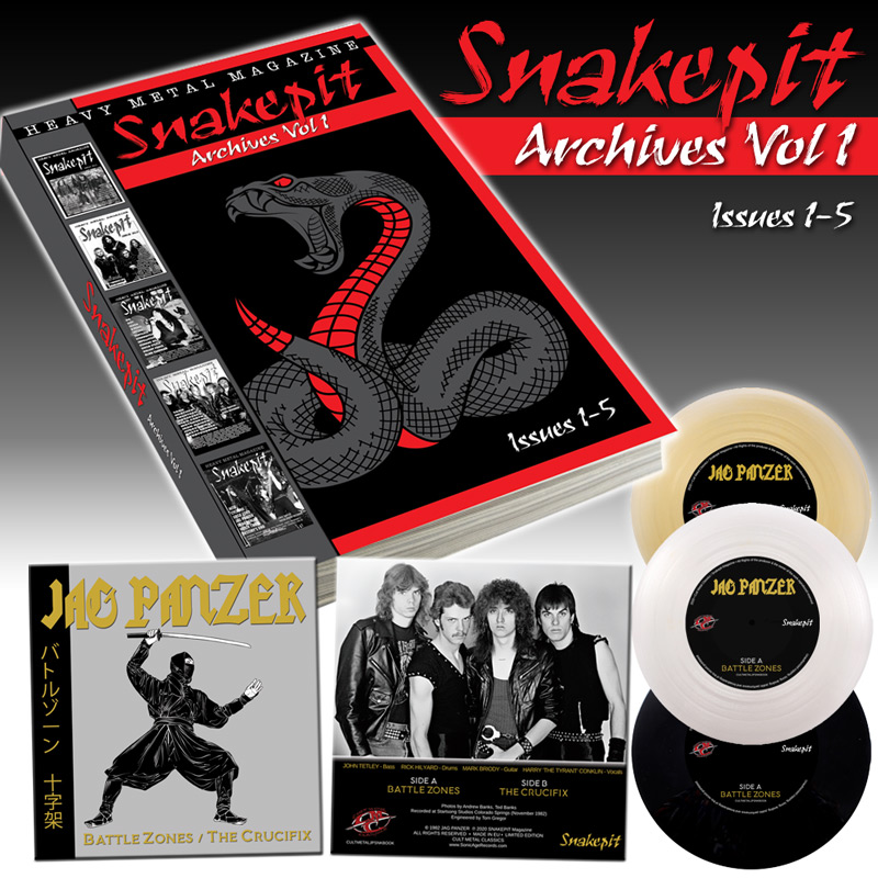 SNAKEPIT / Archives Vol. 1: Issues 1-5 (incl. Jag Panzer 7"EP)