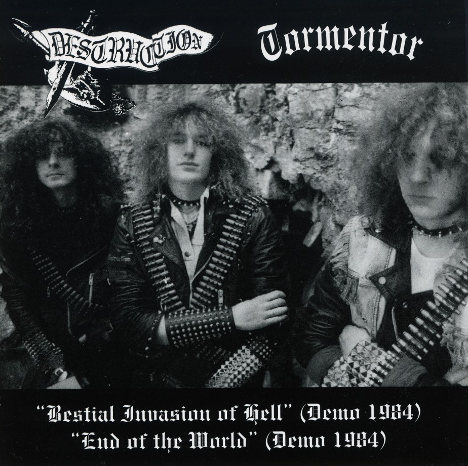 DESTRUCTION (Germany) & TORMENTOR (Germany) / Bestial Invasion Of Hell & End Of The World (collector's item)
