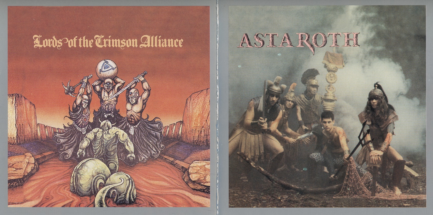 ASTAROTH (Italy) & LORDS OF THE CRIMSON ALLIANCE (US) / The Long Loud Silence & Lords Of The Crimson Alliance ((collector's item)