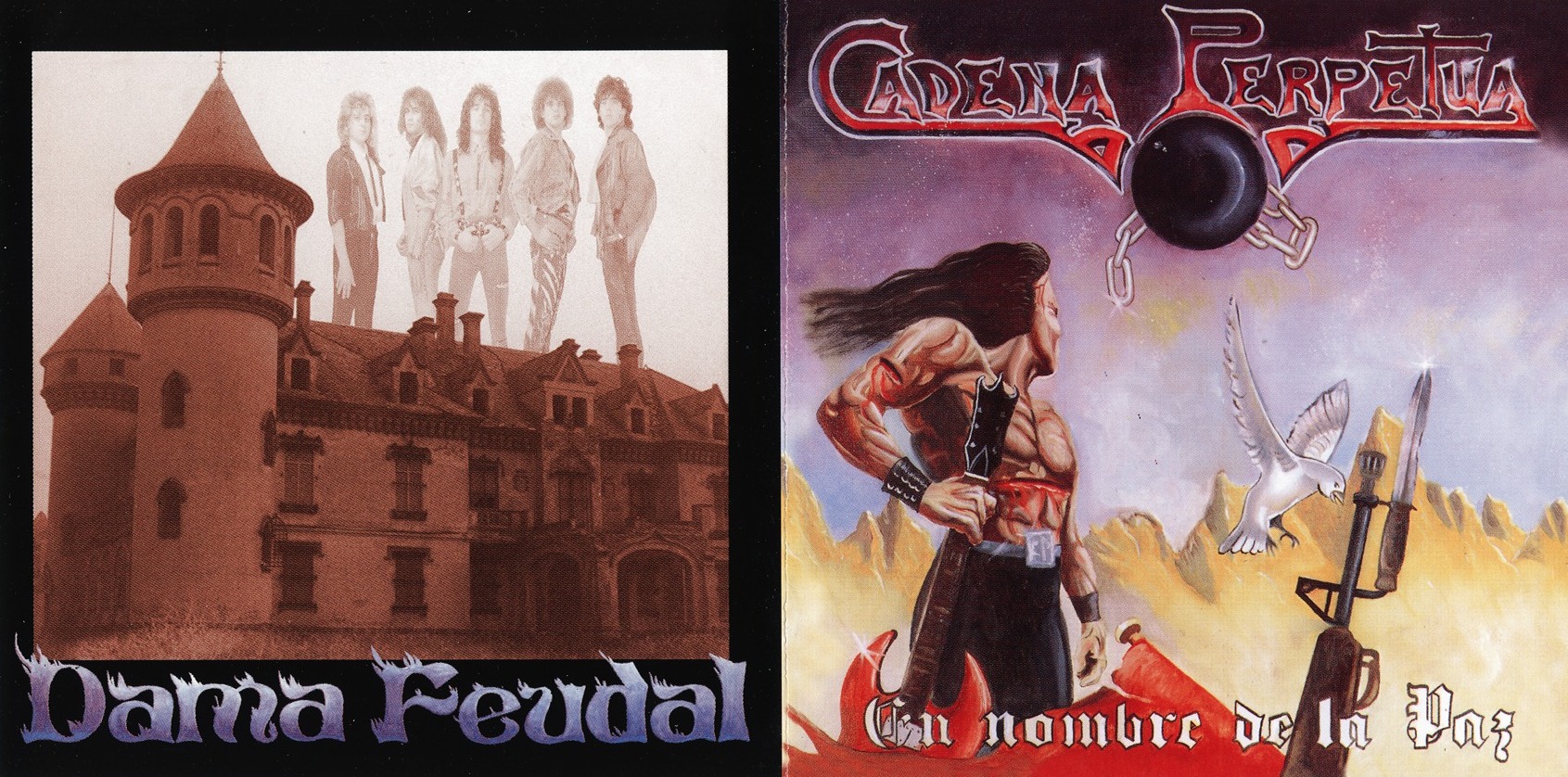 CADENA PERPETUA (Spain) & DAMA FEUDAL (Spain) / En Nombre De La Paz & Dama Feudal (collector's item)