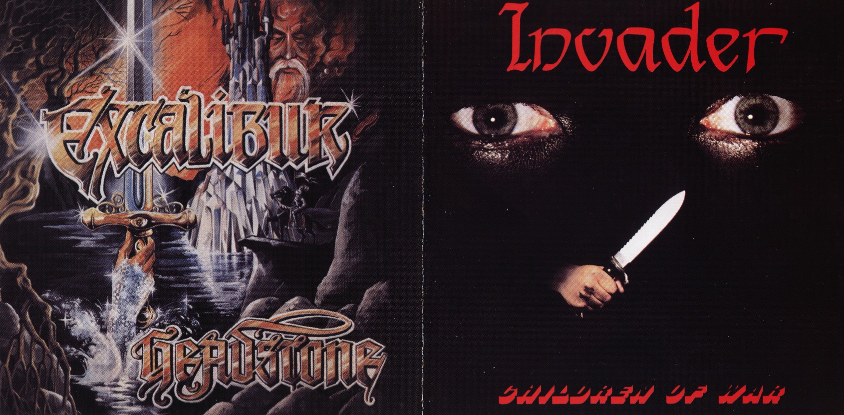 INVADER (Germany) & HEADSTONE (Germany) / Children Of War & Excalibur (collector's item)