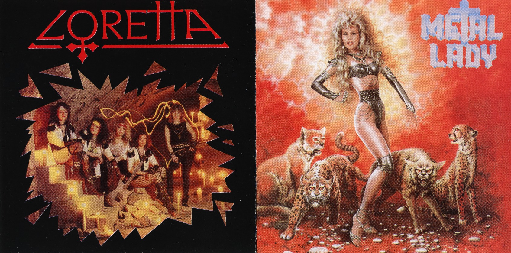 METAL LADY (Hungary) & LORETTA (Czech Republic) / Metal Lady & Loretta (collector's item)
