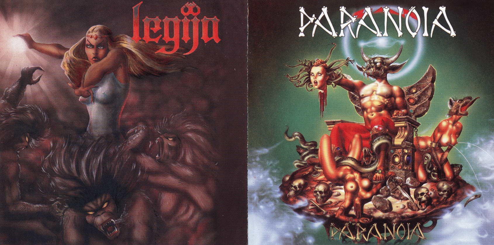 PARANOIA (Russia) & LEGIJA (Croatia) / Paranoia & Legija (collector's item)