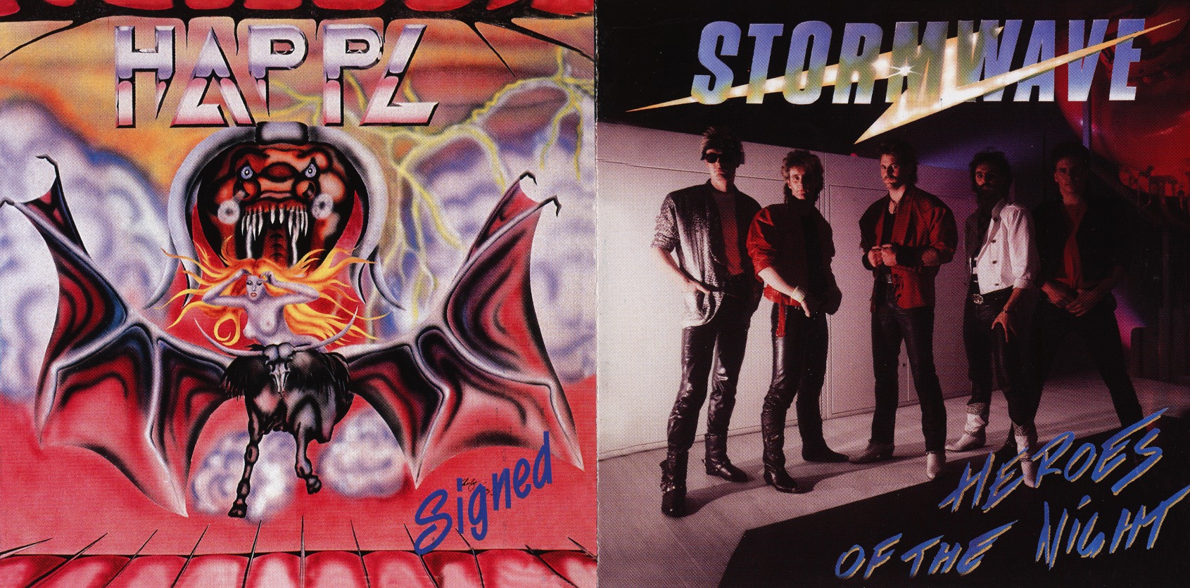 STORMWAVE (Austria) & HAPPL (Austria) / Heroes Of The Night & Signed (collector's item)