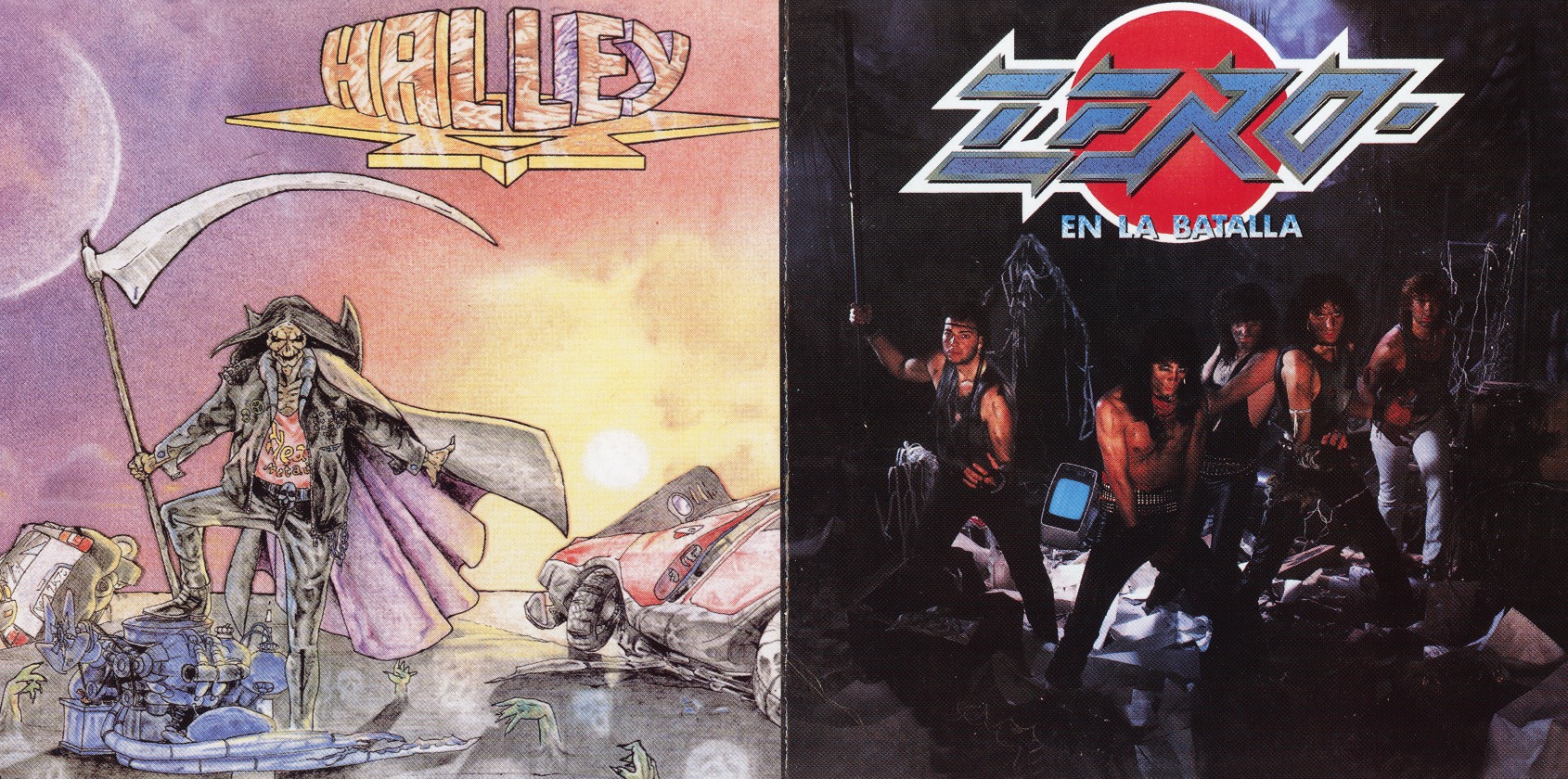 ZERO (Spain) & HALLEY (Spain) / En La Batalla & Halley (collector's item)