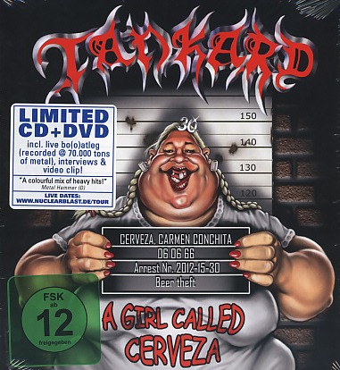 TANKARD (Germany) / A Girl Called Cerveza (Limited CD+DVD digibook)