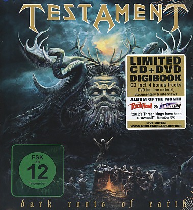 TESTAMENT (US) / Dark Roots Of Earth (Limited CD+DVD digibook)