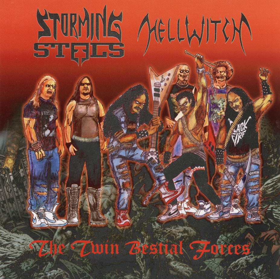 STORMING STEELS (Malaysia) & HELLWITCH (US) / The Twin Bestial Forces