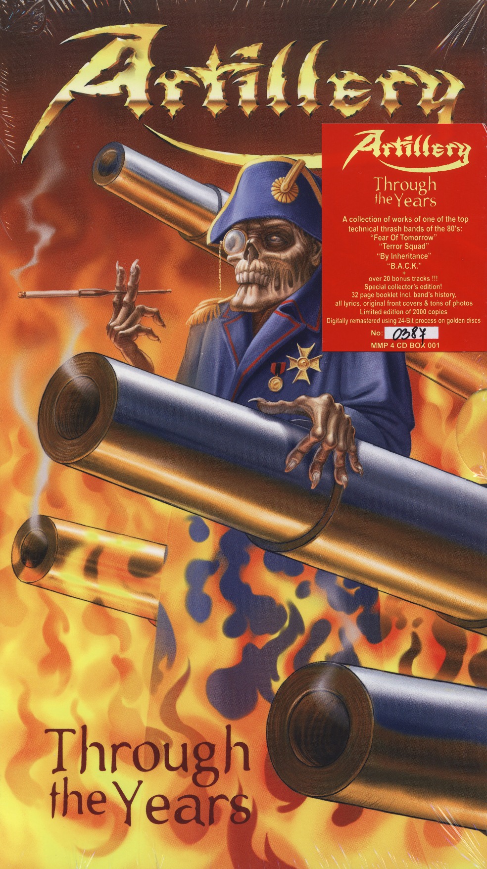 ARTILLERY (Denmark) / Through The Years (Limited 4CD Box)