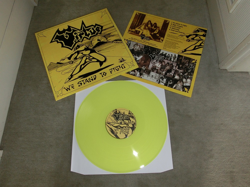 VIRTUE (UK) / We Stand To Fight + 3 (12" yellow EP)