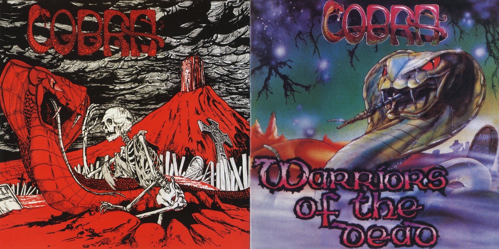 COBRA (UK) / Warriors Of The Dead + Back From The Dead (collector's item)
