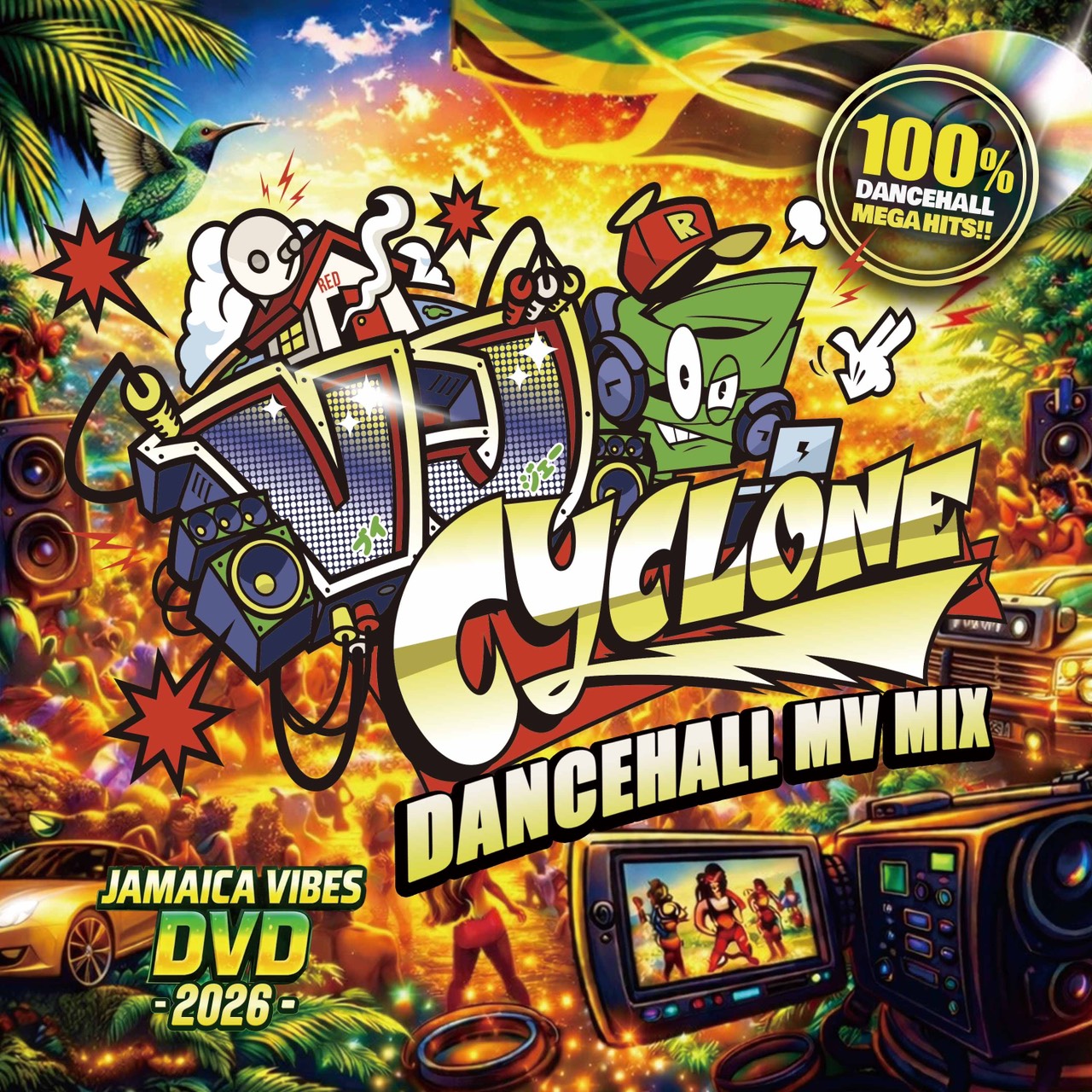 VJ CYCLONE / DANCEHALL MV MIX 2026 [DVD]