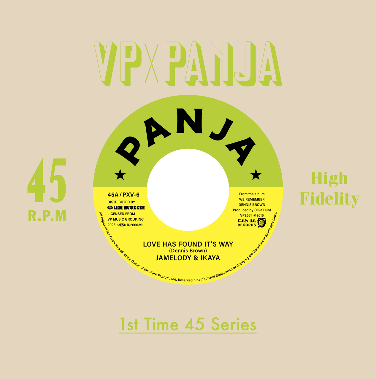 9月26日発売 JAMELODY & IKAYA c/w JAH9 / LOVE HAS FOUND IT'S WAY c/w BLOODY CITY（7インチレコード）