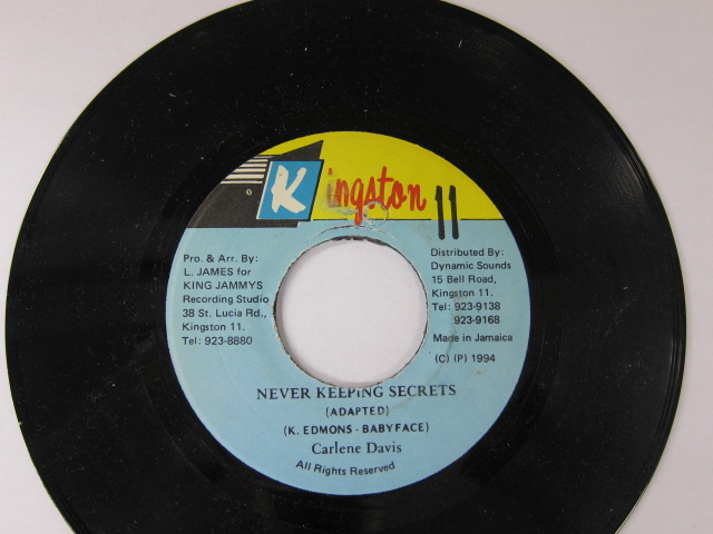 CAREN DAVIS / NEVER KEEPING SECRETS / FAR EAST RIDDIM / KINGSTON 11