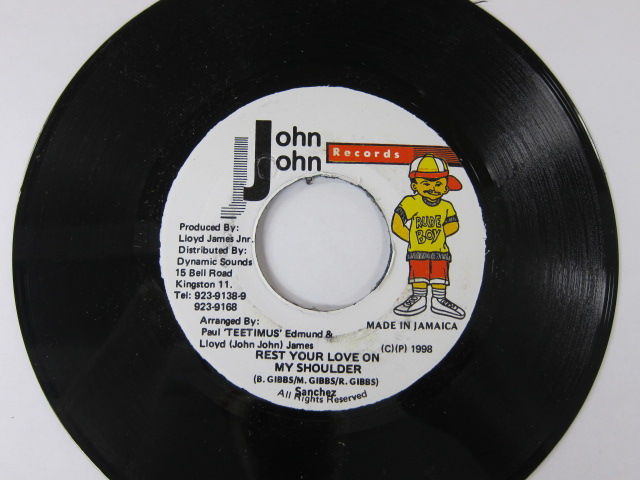 SANCHEZ / REST YOUR LOVE ON MY SHOULDER / SOLOMON RIDDIM / JOHN JOHN