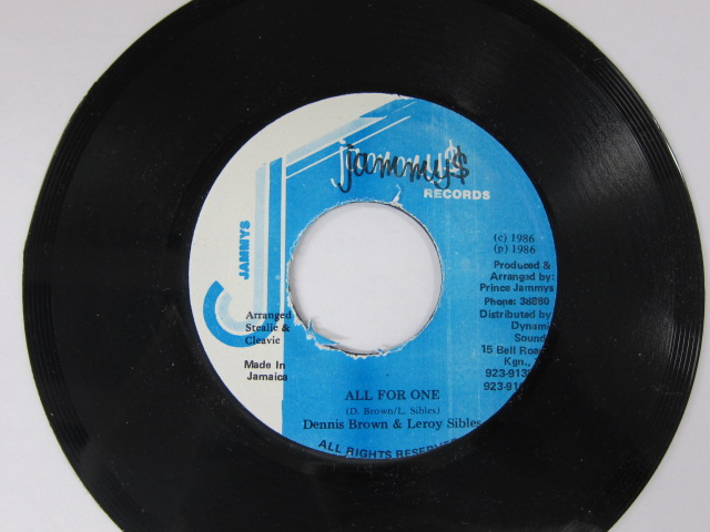 LIROY SIBBLES & DENNIS BROWN / ALL FOR ONE / ALL FOR ONE RIDDIM / JAMMYS