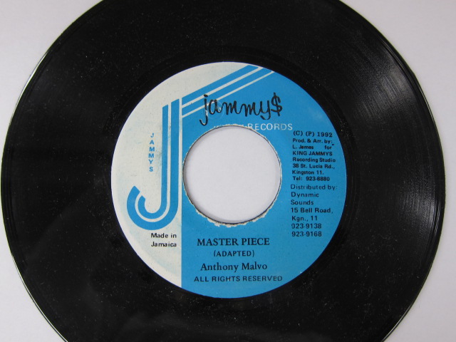 ANTHONY MALVO / MASTER PIECE / GENERAL RIDDIM / JAMMYS