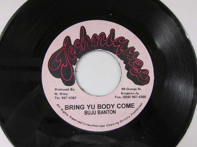 BUJU BANTON / BRING YUH BODY COME TO ME / SHANK I SHECK RIDDIM / TECHNIQUES